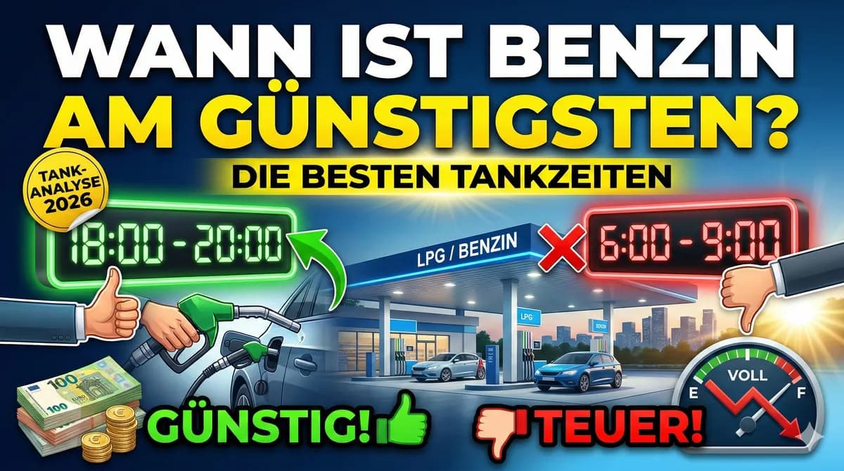 Wann ist Benzin am günstigsten? Die besten Tankzeiten